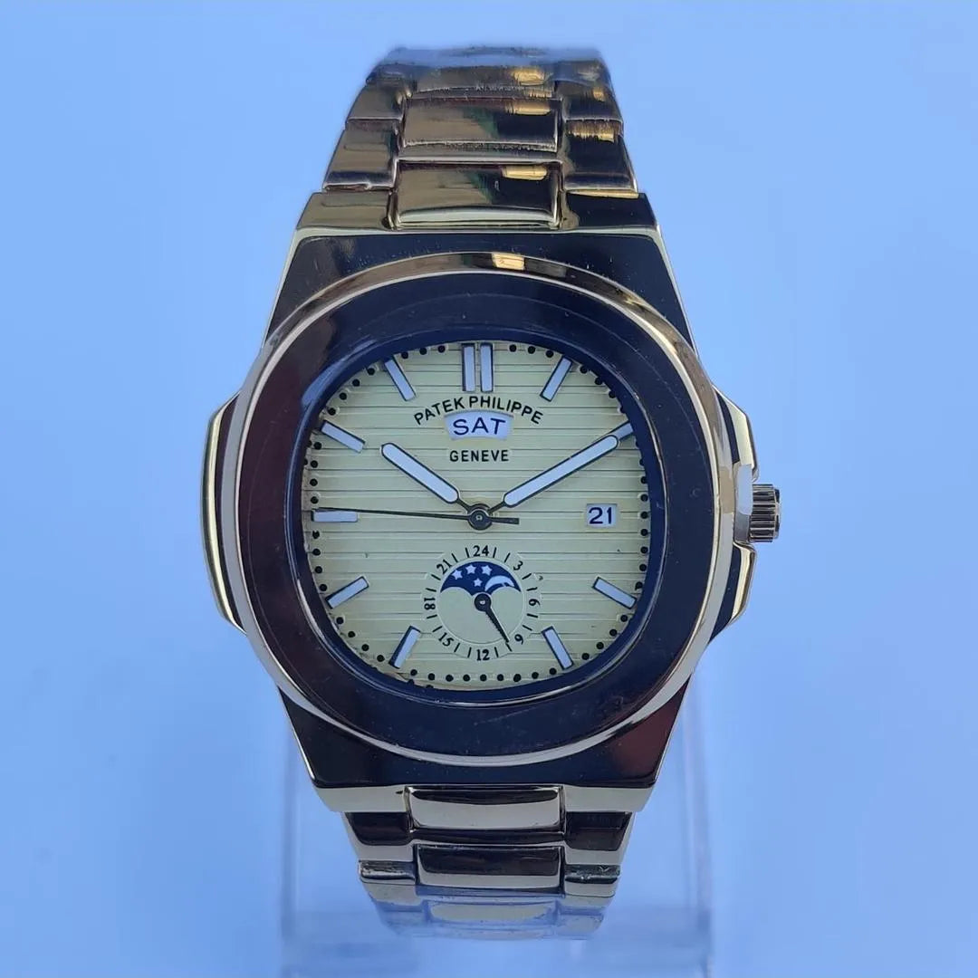 Stunning Gold-Tone Executive Watch
