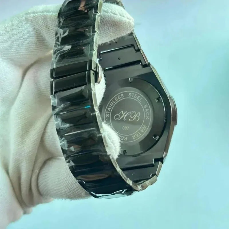 Stealth Silver Integrated Bracelet Chronograph Watch